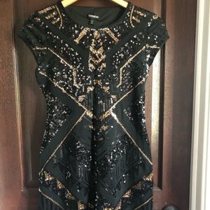 Express Sequins Dress